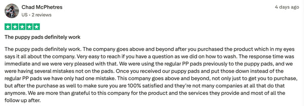 Customer review 1